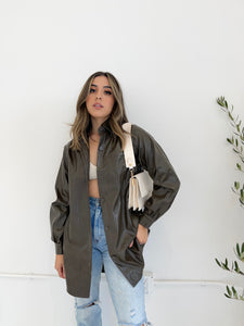 Oversized Chocolate Jacket
